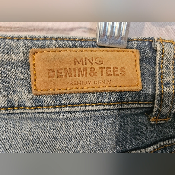 Mango Denim Blue Women's Shorts Size 2 - Picture 5 of 6